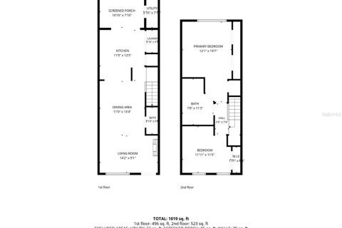 Townhouse in Tampa, Florida 2 bedrooms, 110 sq.m. № 2201470 - photo 6
