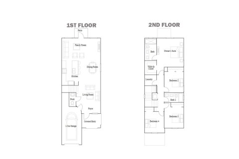 Townhouse floor plan «181SQM MINORCA», 4 bedrooms in WESTVIEW
