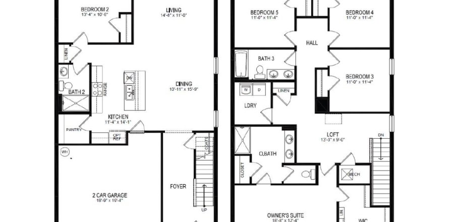 Villa ou maison à Ocoee, Floride 5 chambres, 227.33 m2 № 1824178
