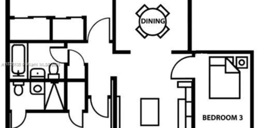 Apartment in Miami Beach, Florida 3 bedrooms, 111.95 sq.m. № 1926534