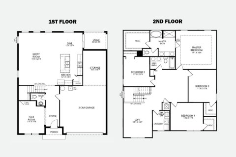 Townhouse floor plan «260SQM CARLISLE», 4 bedrooms in CENTRAL PARK