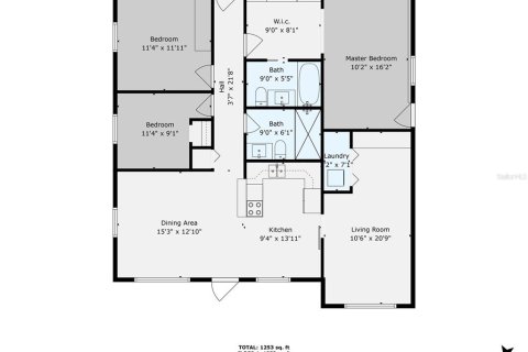 Купить виллу или дом в Палм-Харбор, Флорида 9 комнат, 116.41м2, № 1910904 - фото 27