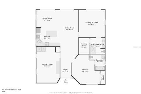 House in Vero Beach, Florida 2 bedrooms, 116.13 sq.m. № 1733607 - photo 2
