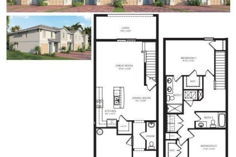 Adosado en venta en Port St. Lucie, Florida, 3 dormitorios, 155.43 m2 № 2176287 - foto 3