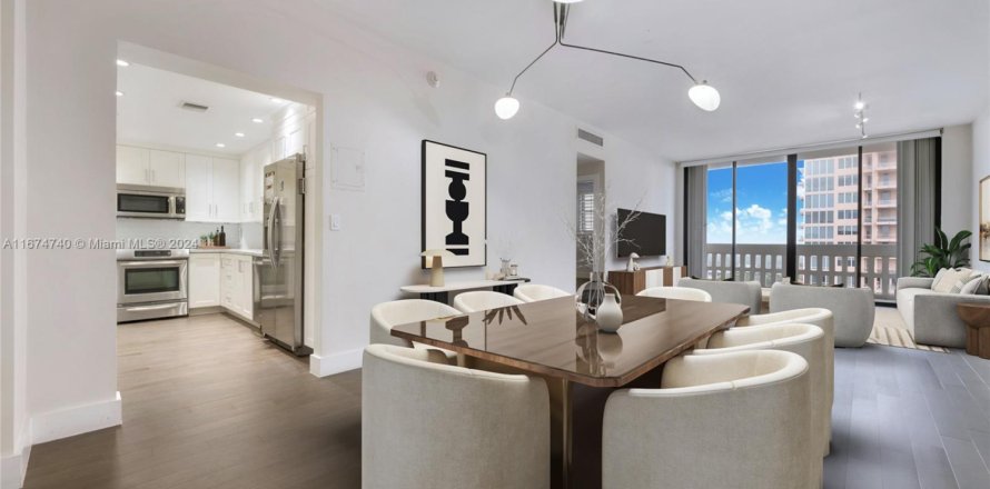 Condo in Coral Gables, Florida, 1 bedroom № 1921709