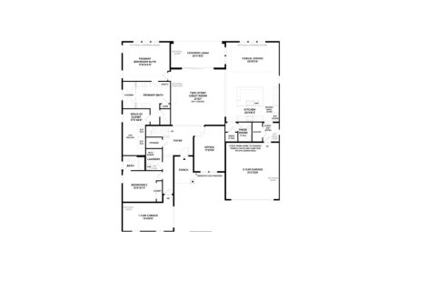 Property floor plan «House», 4 bedrooms in Coral Ridge at Seabrook by Toll Brothers