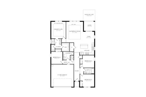 House floor plan «171SQM», 4 bedrooms in RIVER RUN PRESERVE