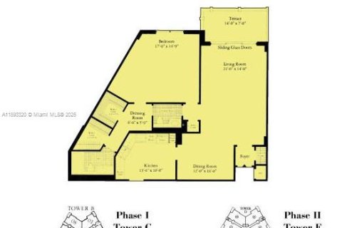 Condo in Key Biscayne, Florida, 1 bedroom  № 1945482 - photo 17