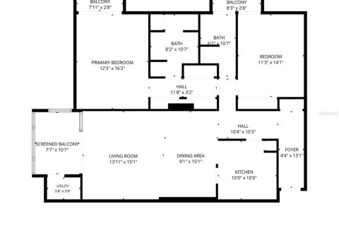 Copropriété à vendre à Clearwater, Floride: 2 chambres, 117.06 m2 № 2226441 - photo 3