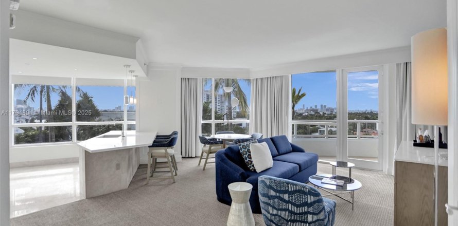 Кондоминиум с 1 спальней в Майами-Бич, Флорида № 2020924