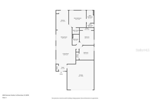 Villa ou maison à louer à Riverview, Floride: 3 chambres, 122.07 m2 № 2100556 - photo 2
