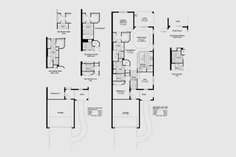 House floor plan «152SQM TIDEWINDS», 2 bedrooms in GRAND PARK