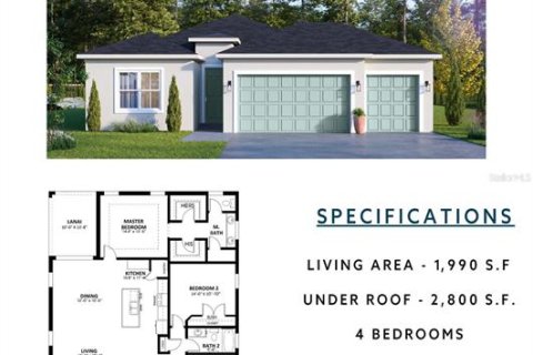 Casa en venta en Homosassa, Florida, 4 dormitorios, 184.88 m2 № 1885625 - foto 2