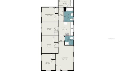 House in Tampa, Florida 4 bedrooms, 97.08 sq.m. № 1613197 - photo 22