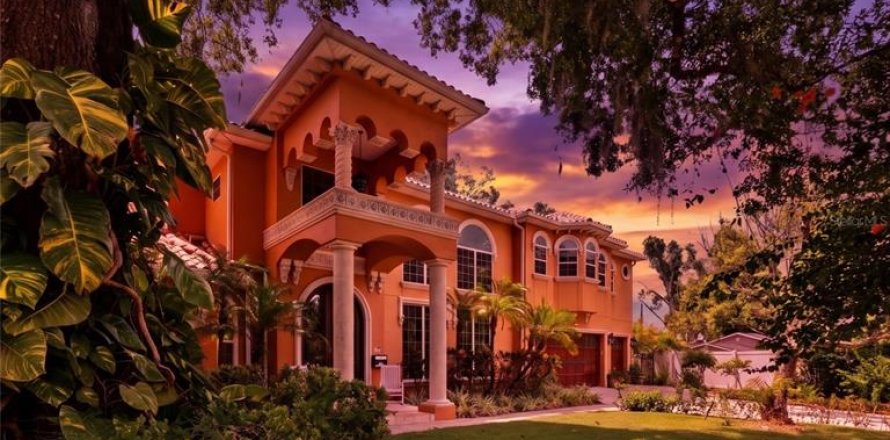 House in Tampa, Florida 5 bedrooms, 386.75 sq.m. № 2158056