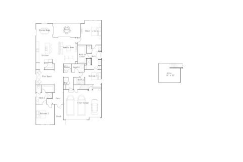 House floor plan «House», 3 bedrooms in Southern Hills - Southern Hills Manors