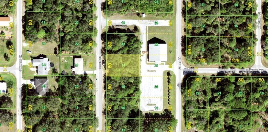 Terrain à Port Charlotte, Floride № 2161358