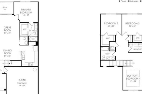 Townhouse in Palm Coast, Florida 3 bedrooms, 172.15 sq.m. № 1792231 - photo 2