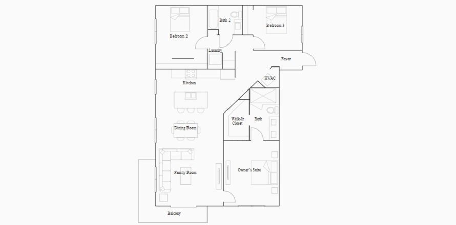 Apartment in URBANA in Doral, Florida 3 bedrooms, 124 sq.m. № 398