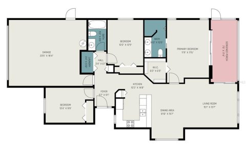 Casa en venta en Sarasota, Florida, 3 dormitorios, 122.35 m2 № 1911815 - foto 24