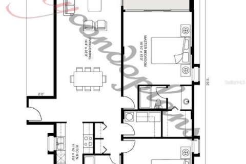Copropriété à louer à South Pasadena, Floride: 2 chambres, 134.24 m2 № 2388666 - photo 30