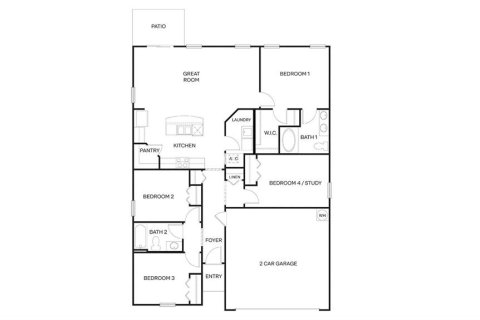 Casa en venta en Palm Coast, Florida, 4 dormitorios, 138.42 m2 № 1812892 - foto 3