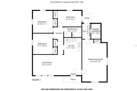 Villa ou maison à louer à Tampa, Floride: 4 chambres, 127.74 m2 № 2414025 - photo 17