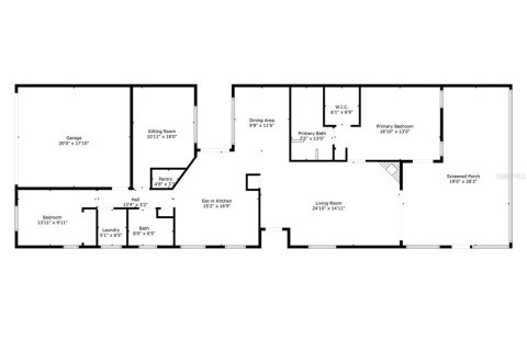 House in Palm Harbor, Florida 3 bedrooms, 154.12 sq.m. № 1847963 - photo 26
