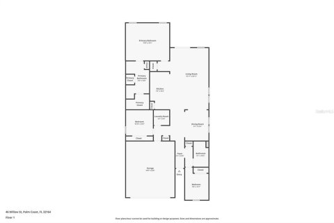 House in Palm Coast, Florida 3 bedrooms, 175.68 sq.m. № 1903847 - photo 5