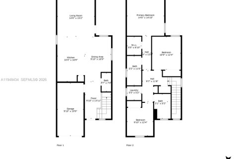 House in Miami, Florida 3 bedrooms, 170.94 sq.m. № 2004397 - photo 5