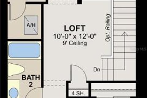Townhouse in Tampa, Florida 3 bedrooms, 167.6 sq.m. № 2222457 - photo 11