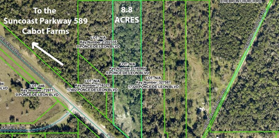 Land in Brooksville, Florida № 2235333