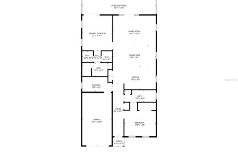 House in Flagler Beach, Florida 2 bedrooms, 131.18 sq.m. № 2100481 - photo 4
