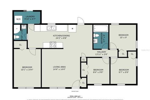House in Lakeland, Florida 4 bedrooms, 104.79 sq.m. № 2220481 - photo 24
