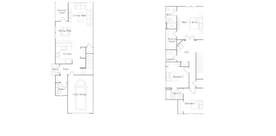 Townhouse in Shearwater - Traditional Luxury Townhomes  3 bedrooms, 166 sq.m. № 502378