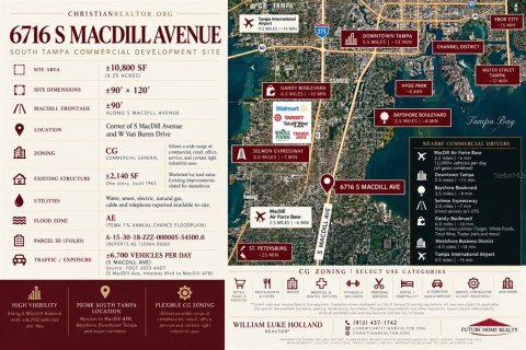 Propiedad comercial en venta en Tampa, Florida, 198.81 m2 № 2386565 - foto 4