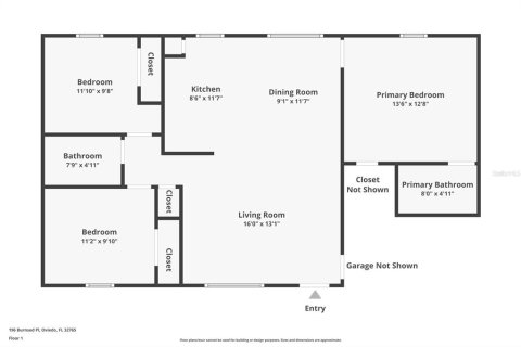 House in Deltona, Florida 3 bedrooms, 107.12 sq.m. № 2396378 - photo 26