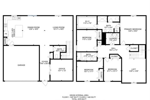 House in Lakeland, Florida 4 bedrooms, 239.04 sq.m. № 1856472 - photo 15