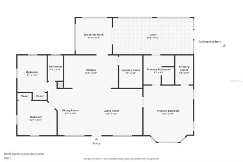 House in Dunnellon, Florida 3 bedrooms, 150.13 sq.m. № 1679622 - photo 7