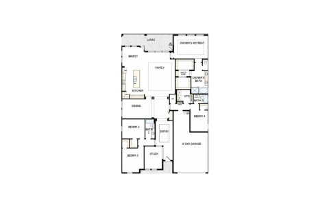 House floor plan «House», 4 bedrooms in Waterset Cottage Series
