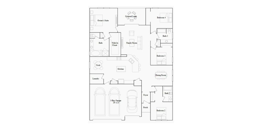 House in HIGHLAND CHASE

 in Jacksonville, Florida 4 bedrooms, 210 sq.m. № 68819