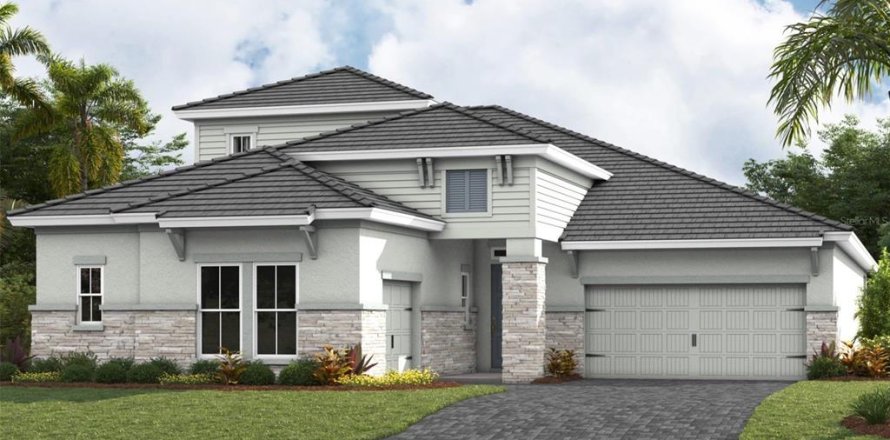 House in Sarasota, Florida 4 bedrooms, 335.19 sq.m. № 2208168