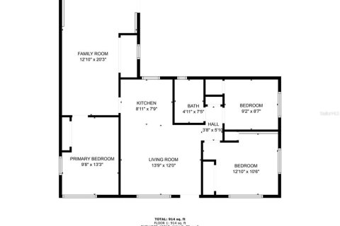 House in Saint Petersburg, Florida 3 bedrooms, 93.65 sq.m. № 1766123 - photo 26