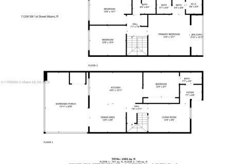 Купить кондоминиум в Суитуотер, Флорида 4 спальни, 151.99м2, № 1860433 - фото 18