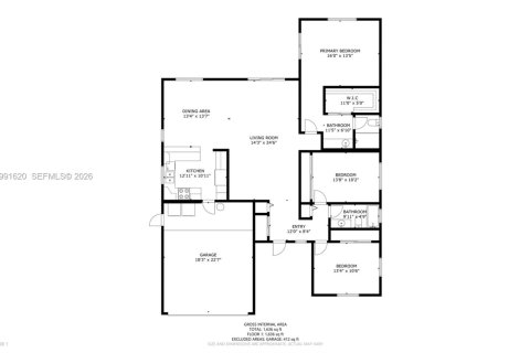 House in Sunrise, Florida 3 bedrooms, 167.6 sq.m. № 2064807 - photo 14