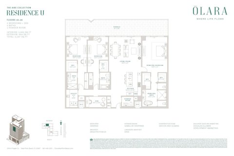 Condominio en venta en West Palm Beach, Florida, 3 dormitorios, 239.97 m2 № 963807 - foto 1