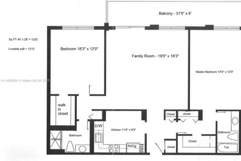 Copropriété à vendre à Aventura, Floride: 2 chambres, 112.41 m2 № 1731745 - photo 14
