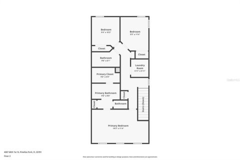 Adosado en venta en Pinellas Park, Florida, 3 dormitorios, 139.35 m2 № 2235429 - foto 18