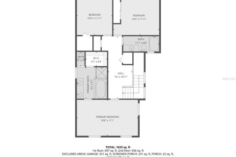 Townhouse in Wesley Chapel, Florida 3 bedrooms, 167.32 sq.m. № 2110548 - photo 8