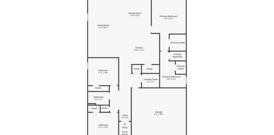 Villa ou maison à Bunnell, Floride 3 chambres, 159.61 m2 № 1799792